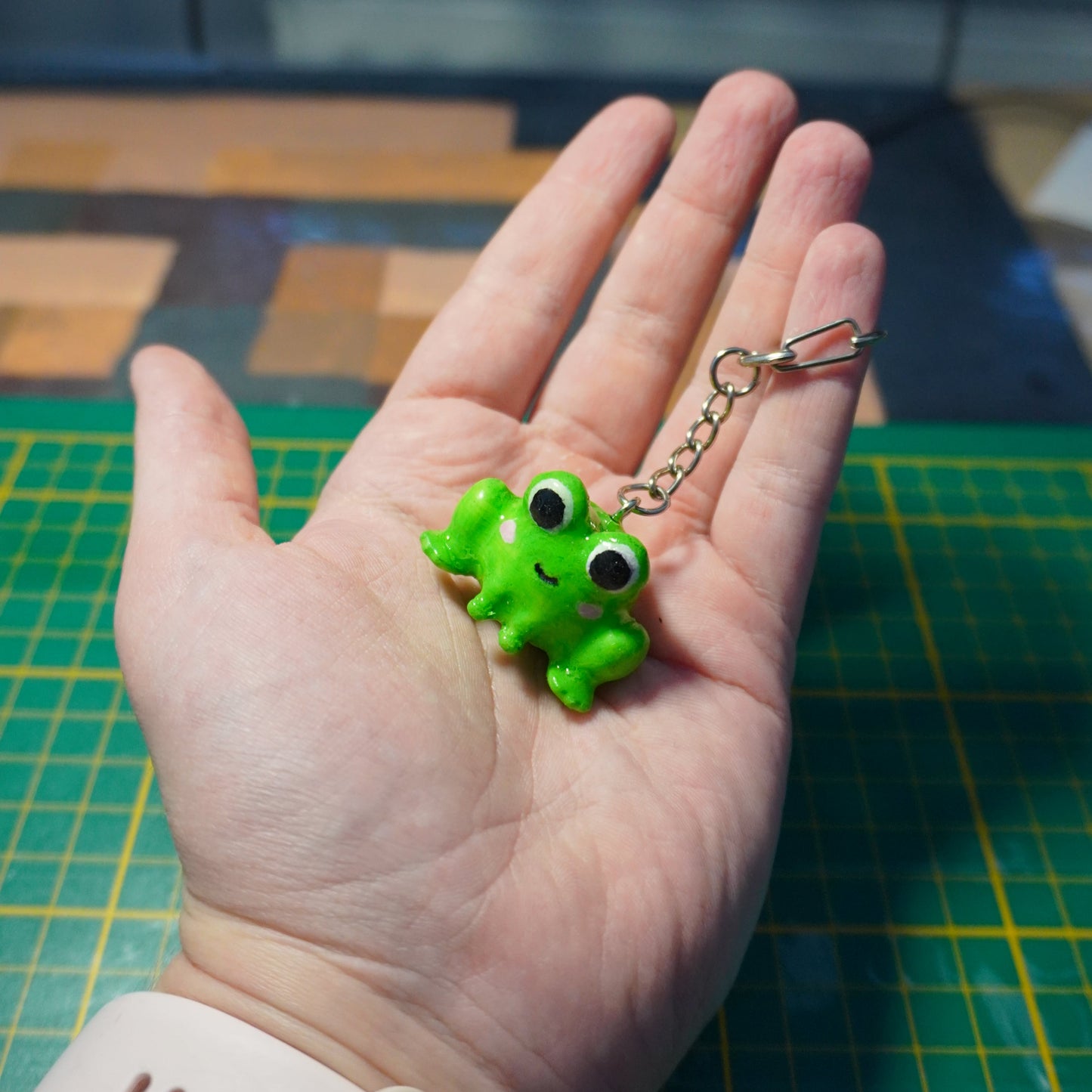 Cute Frog Keychain