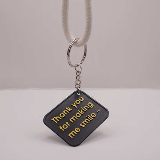 Thank you for making me smile Keychain