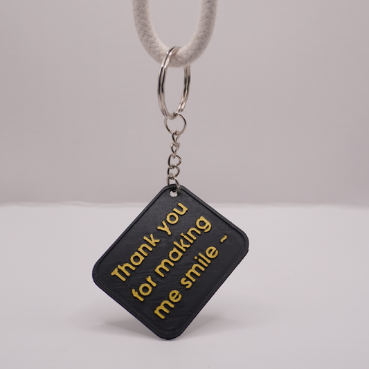 Thank you for making me smile Keychain